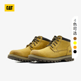 CAT卡特工装靴马丁靴牛皮鞋子男士防滑短靴商场同款男靴DOUB 黄色 42
