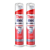 汉高德国进口汉高（Theramed）牙膏按压直立站立式口气清新薄荷 红色去渍护龈*2支