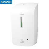 瑞沃（SVAVO）卫生间挂件壁挂洗手液盒自动感应给皂器酒店浴室手动沐浴露皂液器 PL-151055白色  (滴液款)