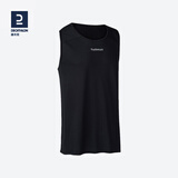 迪卡侬（DECATHLON）篮球服无袖运动背心男士宽松速干训练比赛球衣夏季TARMAK 黑色 M