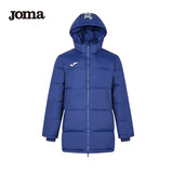 JOMA 荷马运动羽绒服男冬季新款80/90白鸭绒加厚保暖中长款连帽外套男 中长款90绒深蓝3106FL4724 M