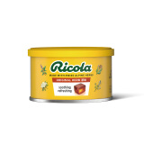 利口乐（Ricola）瑞士进口零食原味香草呵护润喉糖清凉薄荷硬糖果零食罐100g