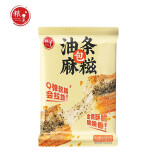 粮觅油条包麻糍半成品油条芝麻味糍粑速冻油炸宁波特色网红食品无明矾 红糖花生味600g/袋【6根】