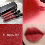 完美日记（PERFECT DIARY）至臻柔色丝绒唇釉红梨天鹅绒口红绵柔绒雾软陶唇泥唇膏礼物送女友 天鹅绒V14豆沙红棕色