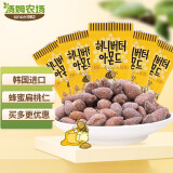韩国进口 汤姆农场蜂蜜黄油扁桃仁 35g*5坚果零食巴旦木