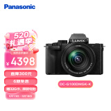 松下G100DM微单相机 Panasonic 数码相机vlog相机 微单套机12-60mm 4K视频 专业收音 美肤自拍