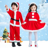 欧妮姿圣诞老人服装3件套圣诞节装饰金丝绒高档男女圣诞衣服