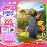 闪迪（SanDisk）2TB Type-c USB3.2移动固态硬盘（PSSD）E30高速 移动SSD 读速800MB/s 兼容手机笔记本电脑