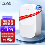 华工乐芒家用壁挂式智能新风机系统净化室内空气净化器小通风窗户米无管道静音换气单向流除甲醛烟宠物猫毛 【经典款】卧室新风机+包安装+无尘打孔