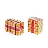 游戏大陆（gameland）10付装德州大字麻将扑克牌塑料牌磨砂宽牌 TEXAS大字牌背磨砂10付全红（塑料牌）