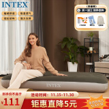 INTEX 64107单人加大充气床垫户外防潮垫陪护折叠床车载床N