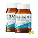 Blackmores深海MINI鱼油软胶囊无腥味 澳洲进口迷你鱼油高浓度富含Omega3DHA 【2瓶升级款】小粒无腥味鱼油400粒