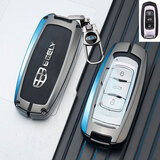 绅创吉利钥匙套缤越星越L/S博越L星瑞帝豪远景X3/6豪越缤瑞博瑞包扣壳 吉利【A款】-黑皮扣款