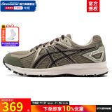 亚瑟士（ASICS）男鞋女鞋 24冬季款稳定基础运动鞋GEL慢跑缓冲减震透气马拉松跑鞋 JOG 100 2/墨绿色【主推同款】 38码(240mm)