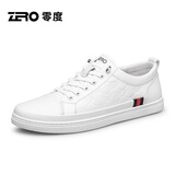 零度Zero板鞋男舒适时尚潮流小白鞋韩版百搭男鞋休闲鞋男 白色 39 