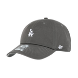 47美版棒球帽子棒球帽鸭舌帽遮阳防晒软顶NY/LA刺绣 47brand出品 深灰色(小标LA刺绣)