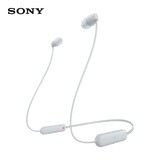 索尼（SONY）WI-C100 无线立体声 颈挂式 蓝牙耳机 IPX4防水防汗 约25小时长久续航 白色 618 苹果耳机
