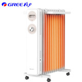 格力（GREE） 油汀取暖器电油汀大功率电暖气片电油丁家用节能静音省电暖风机电暖器13片15片17片油汀取暖器 13片 机械式 2200W NDY22-S6022