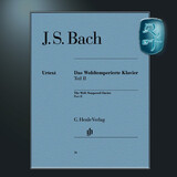 巴赫十二平均律钢琴曲集卷二BWV870-893 带指法 亨乐原版 Bach Wohltemp. Klavier 2 br HN16