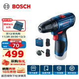 博世（BOSCH） 手电钻充电电钻电动螺丝刀锂电池家用工具箱全套套装GSR120-LI 【2.0Ah×2块电池】