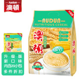 澳顿 麦香原味麦片三合一速溶燕麦片谷物早餐冲饮即食营养早餐粥小袋 加钙营养麦片600G（升级版）