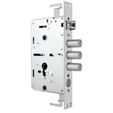 虎顿（HOTUN）防盗门锁体不锈钢双快锁体指纹锁体通用门锁支持上提锁门30*240mm