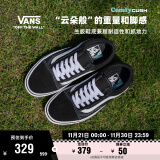 VANS范斯官方 升级款ComfyCush Old Skool舒舒服服缓震经典运动鞋 黑色 35