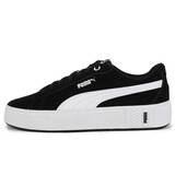 彪马 PUMA 女子 基础系列 PUMA Smash Platform v2 SD 运动 休闲鞋 373037 04黑色-彪马白 38码 UK5码