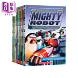 威猛机器人平装9册套装 英文原版 Ricky Ricottas Mighty Robot 内裤超人作者漫画幽默故事 6-12岁全彩桥梁章节书