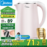 美的（Midea）【政府补贴】电水壶热水壶电热水壶316L不锈钢容量烧水壶家用大容量开水壶MK-HJ1705-PRO