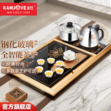 金灶（KAMJOVE）钢化玻璃茶具套装茶台 功夫茶烧水整套茶具茶海 茶盘套装L-510 搭配H-K9 陶瓷茶具 茶水桶 1个