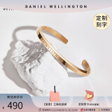 丹尼尔惠灵顿（DanielWellington）dw手镯男女 经典开口情侣手镯时尚饰品 生日礼物送女友 玫瑰金大号 DW00400001