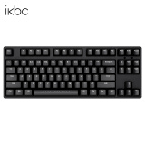 ikbc C87键盘cherry樱桃键盘机械键盘办公游戏键盘黑色有线红轴