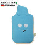 HUGO FROSCH德国进口卡通迷你注水热水袋 婴儿童充水暖手宝防烫环保暖水袋 0.8L 蓝精灵