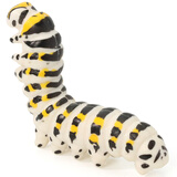 玛奇乐（MECHILE）仿真昆虫动物模型玩具蝉凤尾蝶蜻蜓螳螂苍蝇蟑螂蜈蚣宝宝认知启蒙 毛毛虫