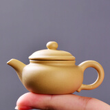 瓷牌茗茶具（cipaiming teaset）瓷牌茗 迷你紫砂茶壶指尖壶茶宠茶玩可养袖珍小茶壶功父亲节礼物 段泥（仿古）指尖壶