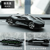 型点 车载手机支架 中控台仪表台吸盘式手机夹 汽车内多功能导航直视式支撑架停车牌车模饰品车上用品大全 升级款带号码牌【尊贵黑】（香棒*1）