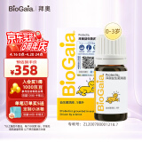 拜奥 （BioGaia）益生菌滴剂经典版5ml/瓶 瑞典进口  0-3岁可用的益生菌  罗伊氏乳杆菌