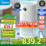 美的（Midea）医护母婴级空气净化器除甲醛异味吸烟宠物净化器过敏源空气消毒机滤芯新风机空气消毒KJ600G-RX600