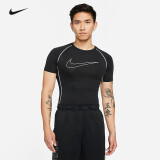 NIKE耐克健身衣男紧身衣短袖T恤 nike pro紧身服健身服男圆领训练上衣 DD1993-011【短袖】 XL