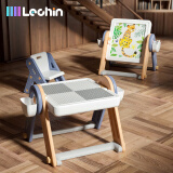 乐亲（Lechin）多功能大颗粒兼容乐高拼装积木可折叠宝宝画板桌二合一 画板积木桌 六一儿童节日礼物