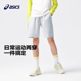 亚瑟士（asics）童装夏季男女儿童吸湿速干舒适运动短裤332241103100 1120浅灰160