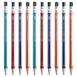 晨光自动铅笔V9301按动式加粗2.0mm笔芯不易断自带卷笔免削小学生写字2B活动铅笔儿童练字文具 10支铅笔