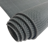 迪茵（DIYIN）浴室地垫PVC厕所防滑垫脚垫镂空塑料隔水垫 4.5mm灰0.9米宽1米长