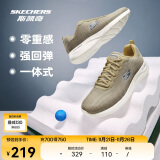 斯凯奇丨Skechers男士轻薄透气网面运动跑步鞋软底舒适休闲健步鞋58362