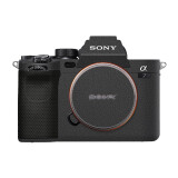 美本堂适用于索尼A7M4相机保护贴膜SONY a74机身贴纸贴皮碳纤维磨砂3M 皮纹黑 A7M4