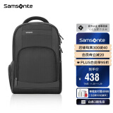 新秀丽（Samsonite）电脑包双肩包商务背包笔记本包休闲都市36B*09010黑色14英寸