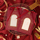 TaTanice结婚请柬10个装 婚礼喜帖中式烫金请帖邀请函结婚请柬婚礼邀请函