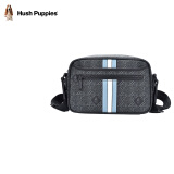 暇步士（Hush Puppies）单肩包男印花款简约休闲斜挎包大容量pvc单肩斜挎包 棋盘系列