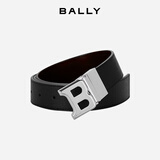 BALLY巴利男士皮带旋转头双面礼盒装腰带6302426黑色 110礼物双十一